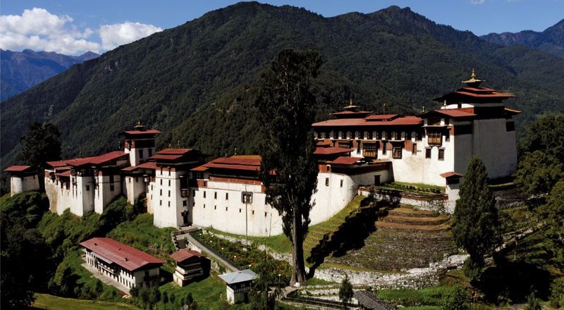 Pháo đài Tongsa Dzong - pháo đài lớn nhất thế giới và là cung điện của nhà vua Bhutan